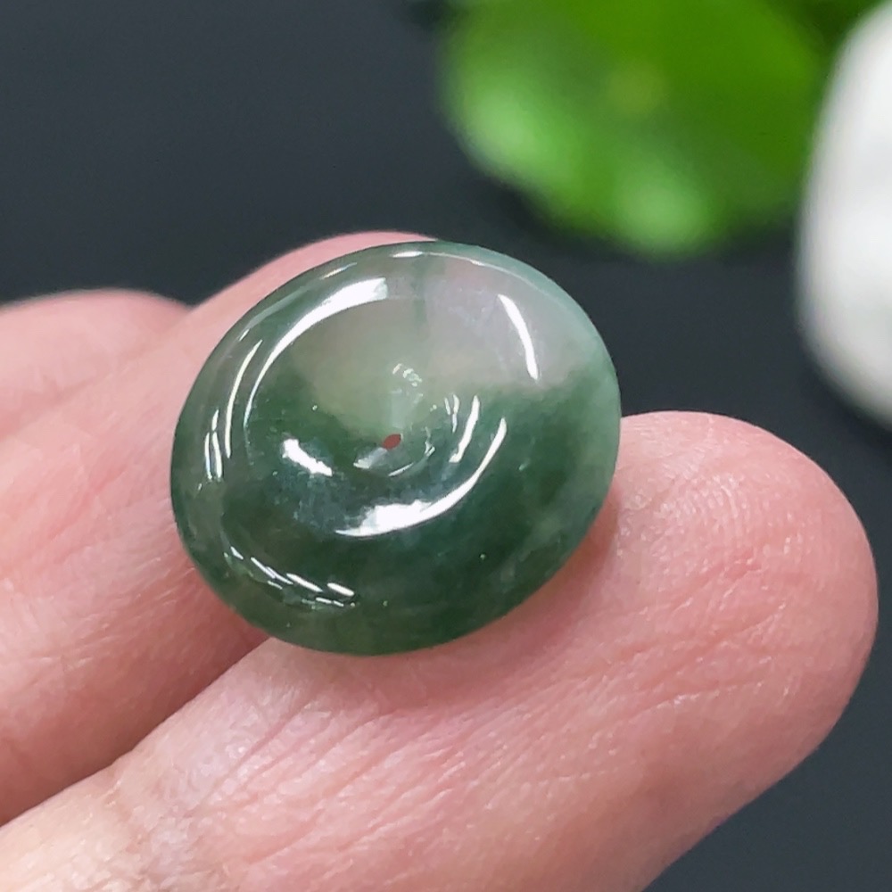 F29431977 Jadeite Safety Buckle Pendant, Total Weight Approx. 1.36g