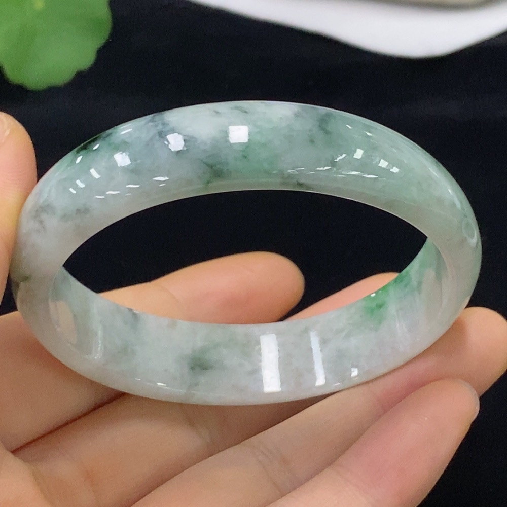 F33861463 Jadeite Imperial Concorde Bracelet Size 55.5/47.3 Total Weight Approx. 37.32g
