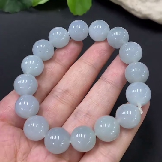 F26993304 Jadeite Bracelet Total Weight Approx. 52.49g Size 12.6mm