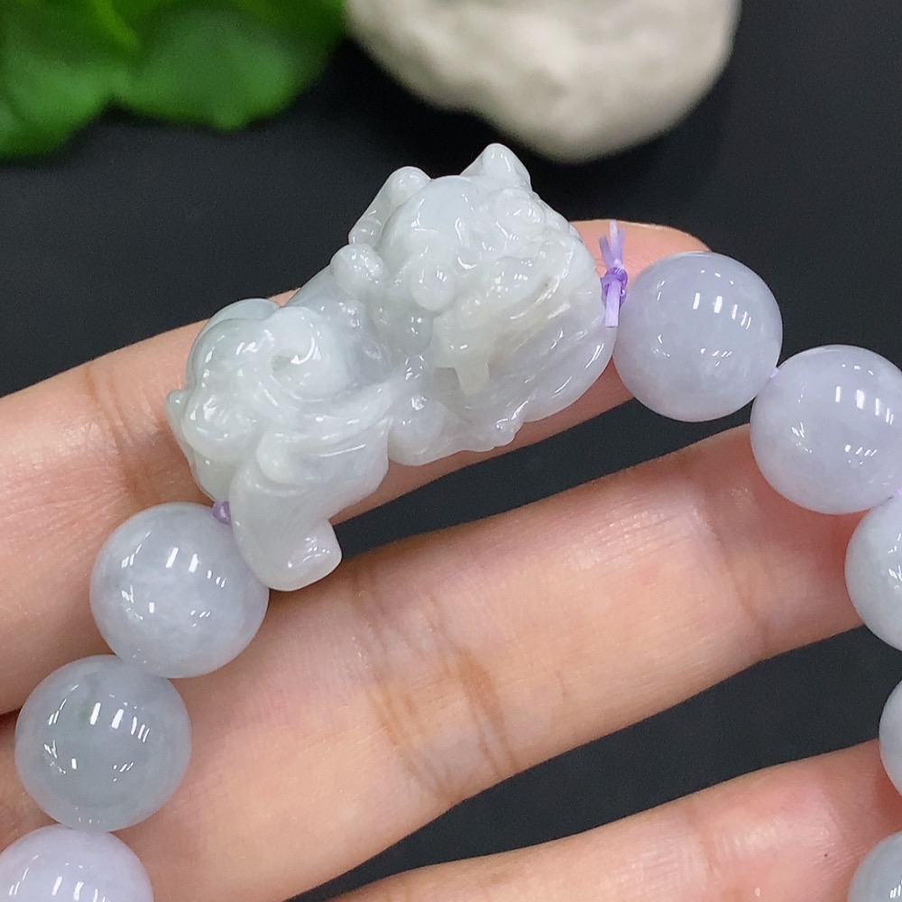 F35107452 Jadeite Pi Xiu Bracelet, Total Weight Approx. 48.6g, Size About 11.3mm