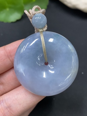 F27122999 Jadeite Safety Buckle Pendant, Color Origin Undetermined, Total Weight Approx. 35.29g