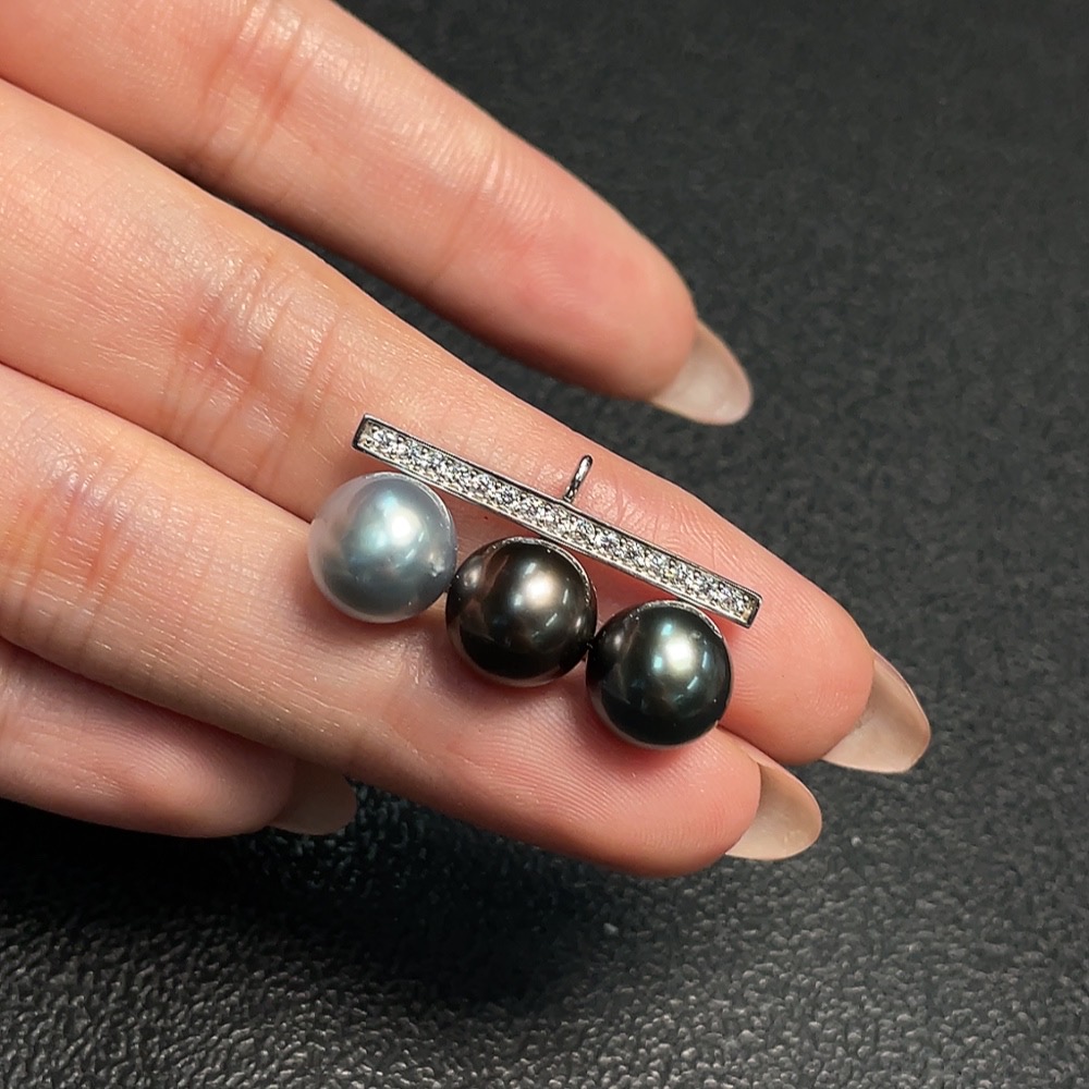 C33889753 Seawater Pearl Pendant, Color Origin Undetermined, Non-Gold, Total Weight Approx. 5.03g, Size Approx. 9.3mm