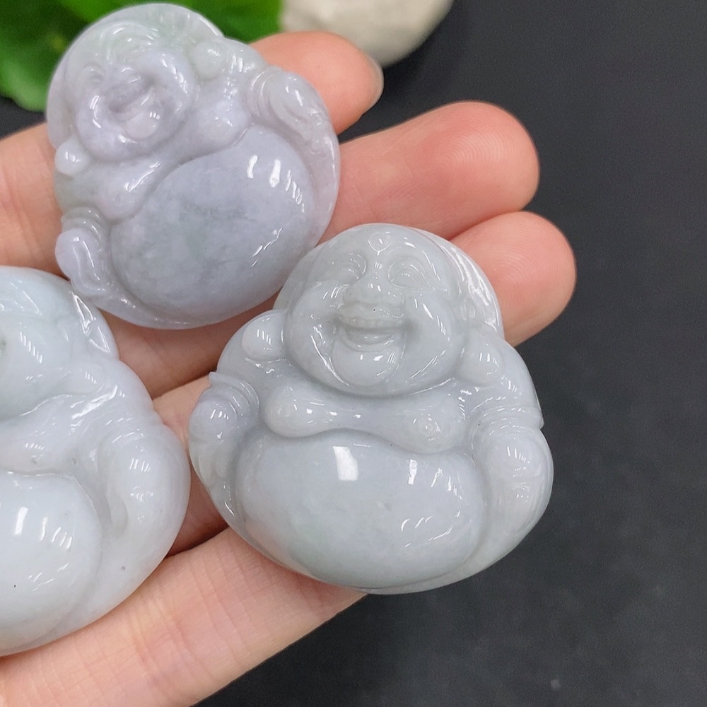 F32793849 JadeiteBuddha Pendant Set Wholesale
