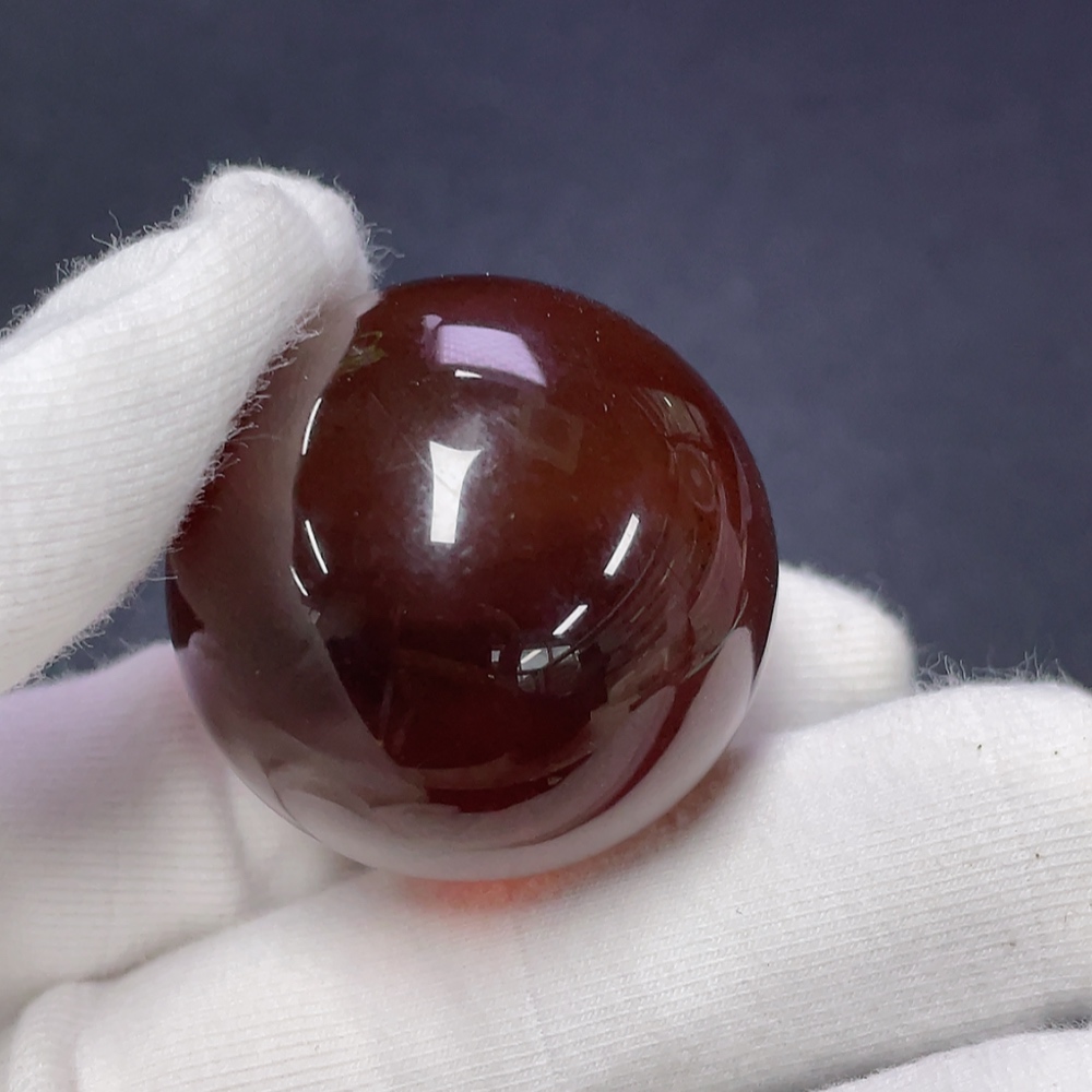 C30509001 Amber Beeswax Beads Total Weight Approx. 23.37g Size Approx. 35mm