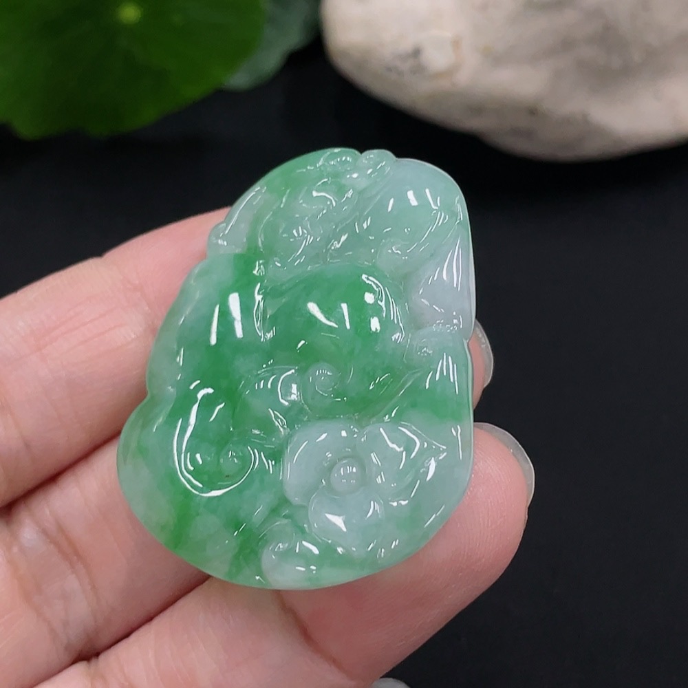 F31675451 JadeiteRuyi Pendant, Total Weight Approx. 12.5g