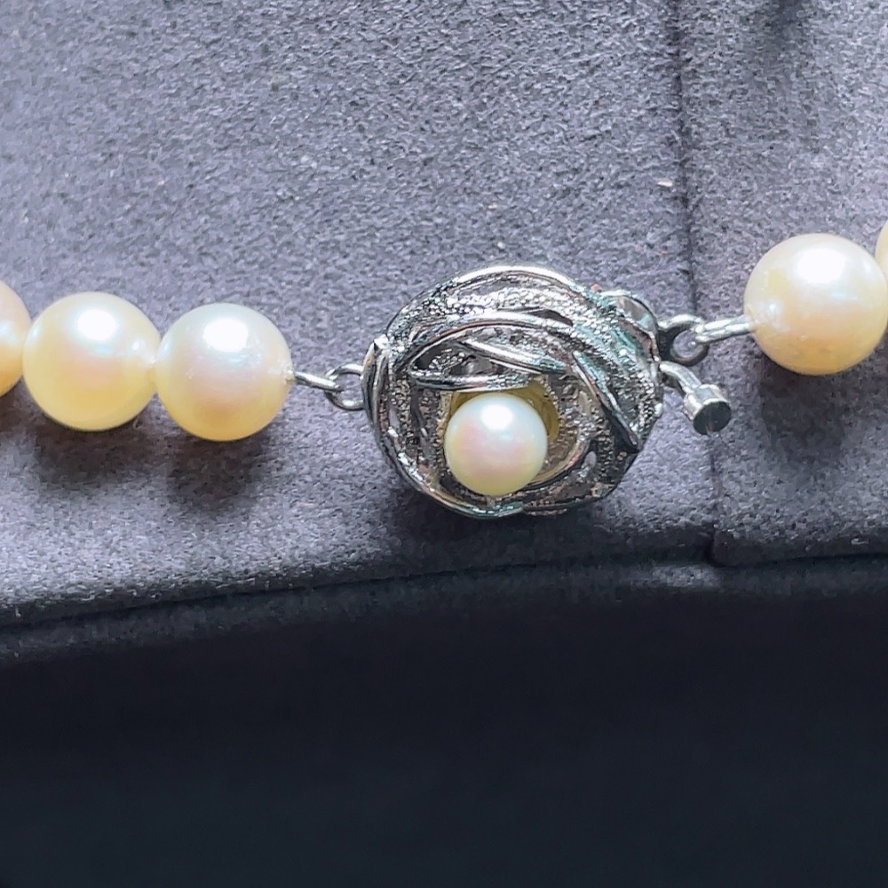 C33937723 Saltwater Pearl Necklace Non-Gold Total Weight Approx. 33.2g Size Approx. 7.3mm