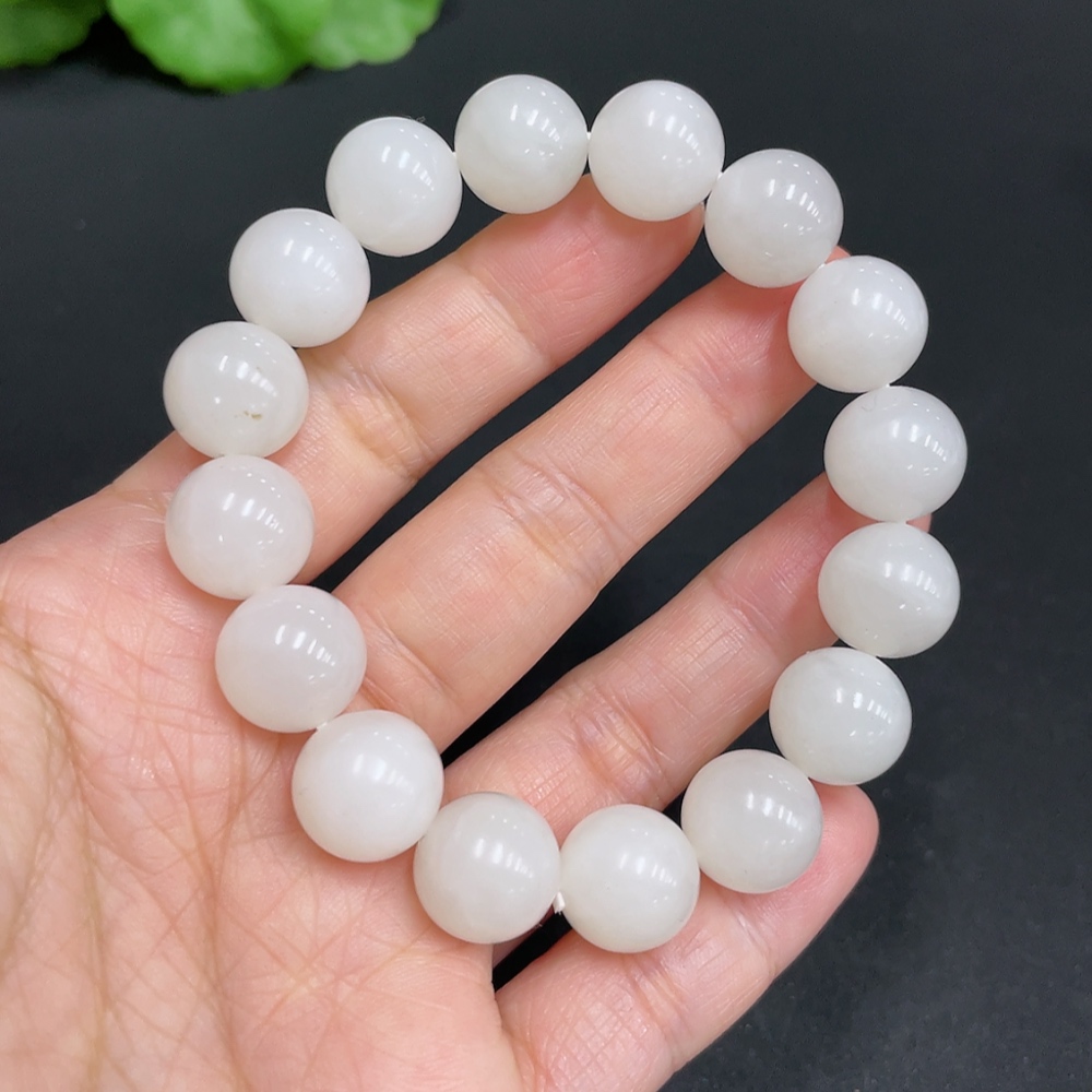 H34072636 Hetian Jade Bracelet, Approx. 11.7mm, Total Weight Approx. 41g