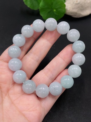 F31675392 JadeiteBead Bracelet, Approx. 12.3mm, Total Weight Approx. 51.6g