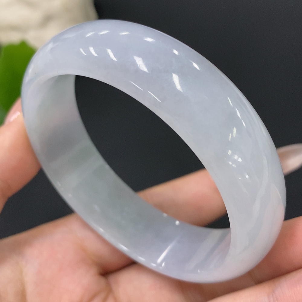 F29416553 Jadeite Round Bangle Size 56.5 Total Weight Approx. 60g