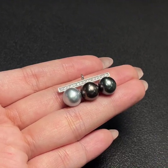 C33889753 Seawater Pearl Pendant, Color Origin Undetermined, Non-Gold, Total Weight Approx. 5.03g, Size Approx. 9.3mm