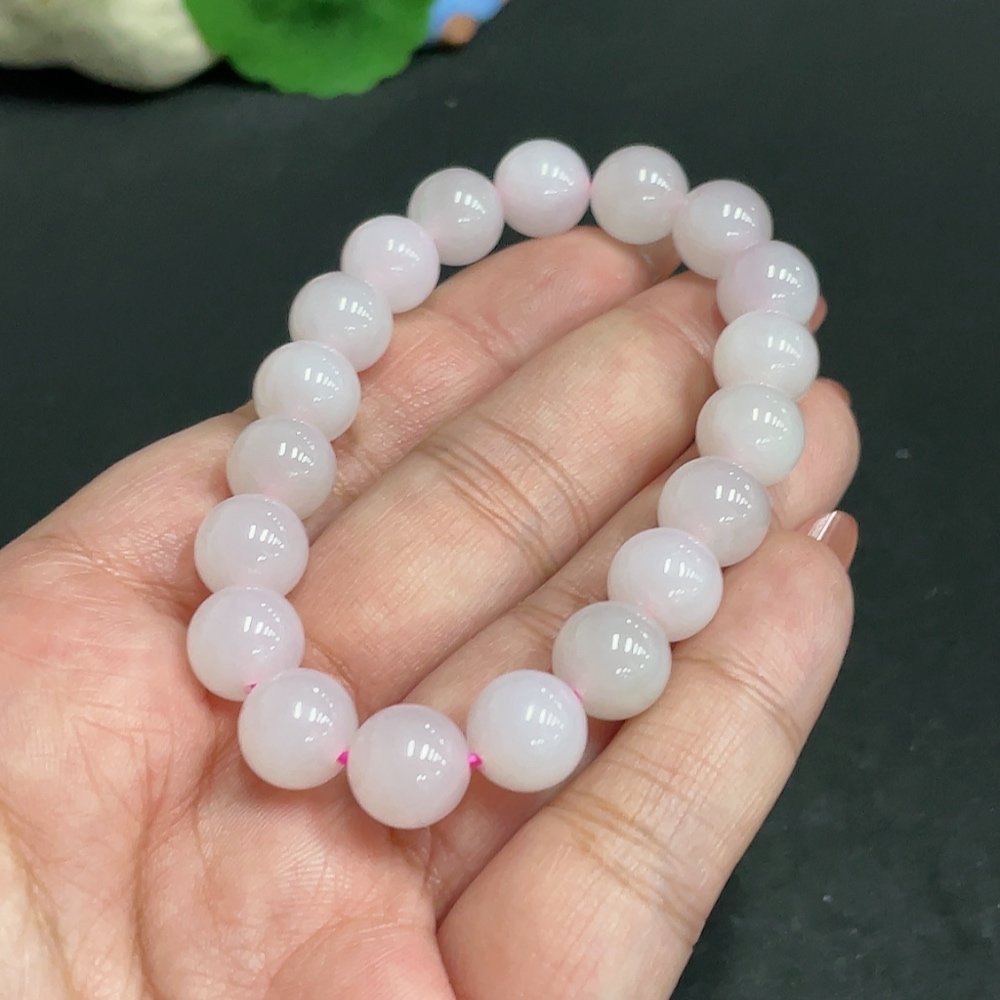 H34005700 Hetian Jade Bracelet, Size Approx. 9.6mm, Total Weight Approx. 28g