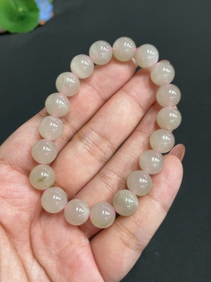 H34973220 Hetian Jade Bracelet, Approx. 9.7 mm, Total Weight Approx. 28.6g