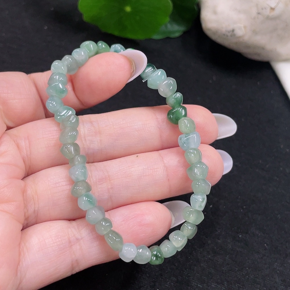 F33916518 Jadeite Bracelet Total Weight About 9.4g