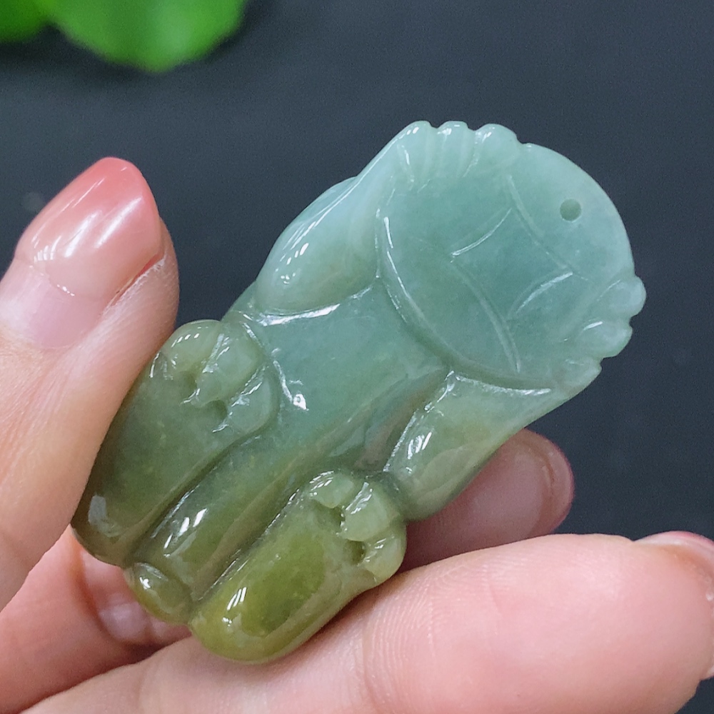 F28200234 Jadeite Pi Xiu Pendant Total Weight Approx. 29.8g