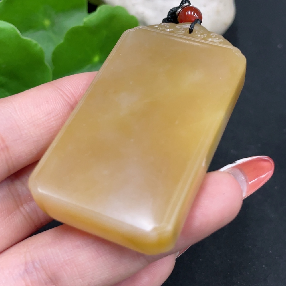 H34027561 Hetian Jade Pendant, Plain Pendant