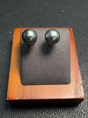 C28302538 Seawater Pearl Forehead Earrings Non-Gold Setting Approx. 10.2mm Total Weight About 3.54g