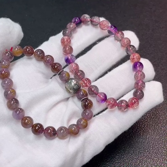 C32785530 Crystal Bracelet Non-Gold Total Weight Approx. 25.8g Sold as a Set