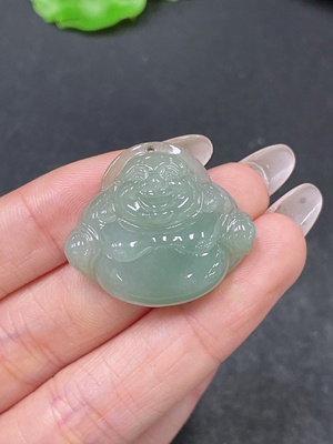 F35157833 Jadeite Pendant Buddha Total Weight Approx. 9.15g