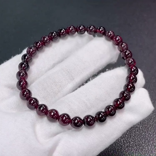 C32743662 Garnet Bracelet Total Weight Approx.21.34g Size About 6.8mm
