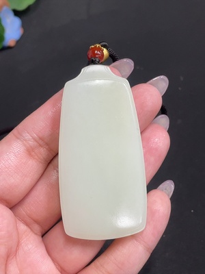 H33880881 Hetian Jade Pendant, Plain Pendant
