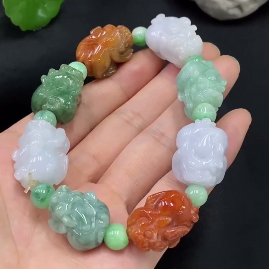 F29363115 Jadeite Bracelet Total Weight Approx. 83.87g Color Origin Undetermined