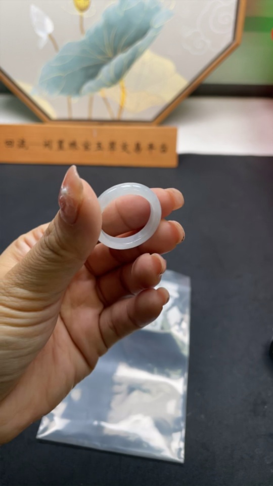 F29392616 Jadeite Ring Size 23 Total Weight Approx. 3.4g