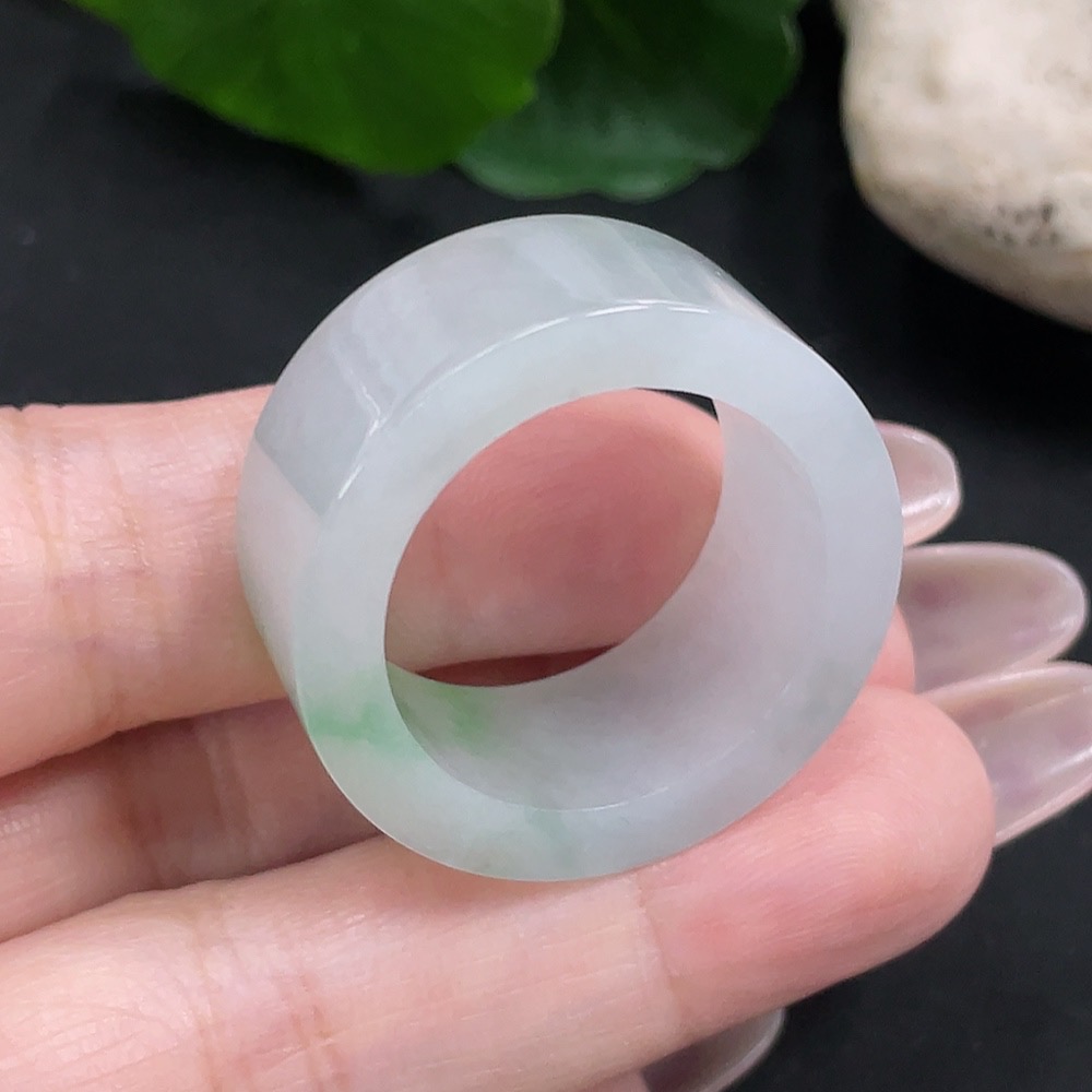 F35082073 Jadeite Ring Size 29 Total Weight Approx. 14.8g