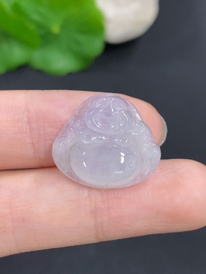 F41913545 Jadeite Buddha Pendant, Total Weight Approx. 2.9g