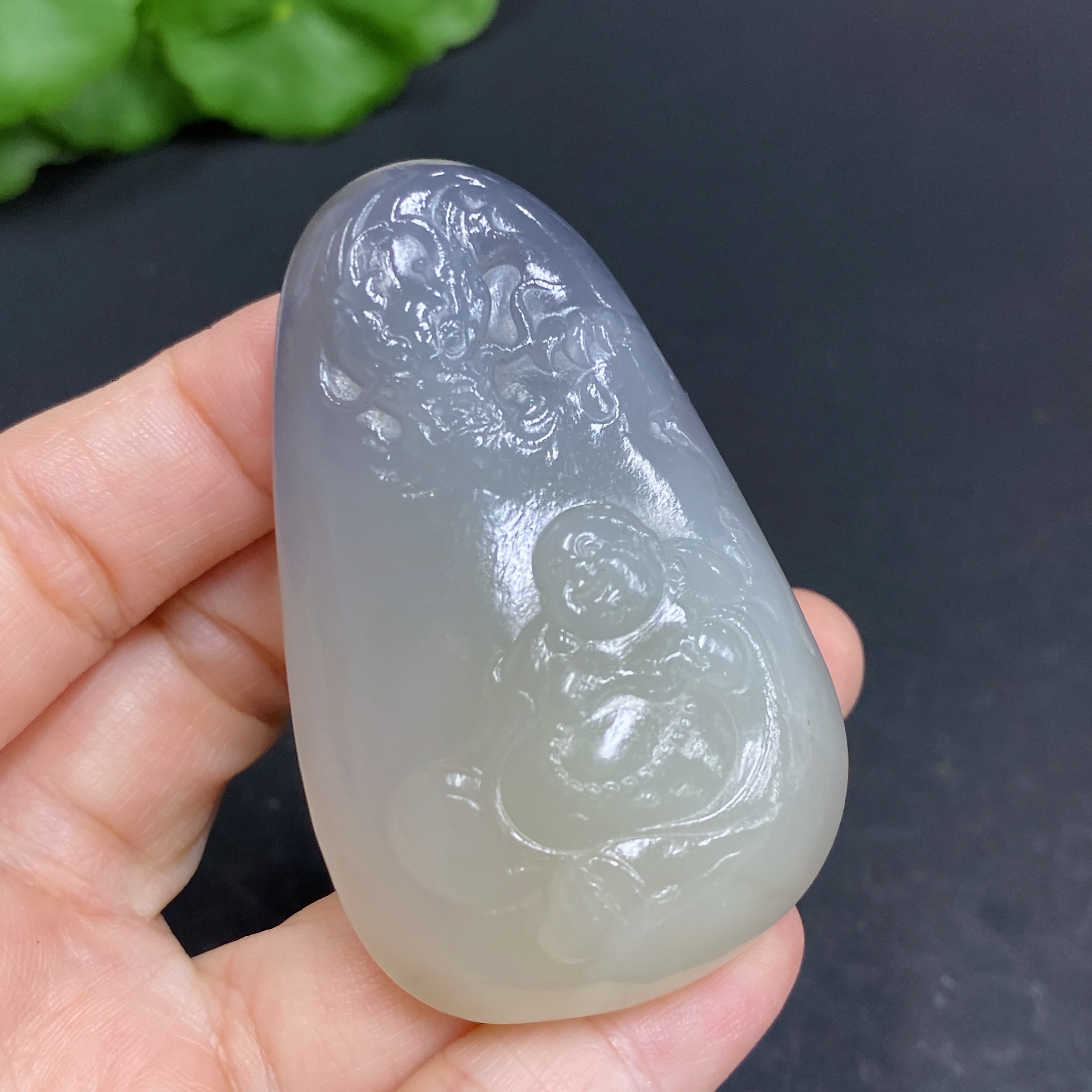 H33902961 Hetian Jade Pendant, Buddha, Total Weight Approx. 52.1g