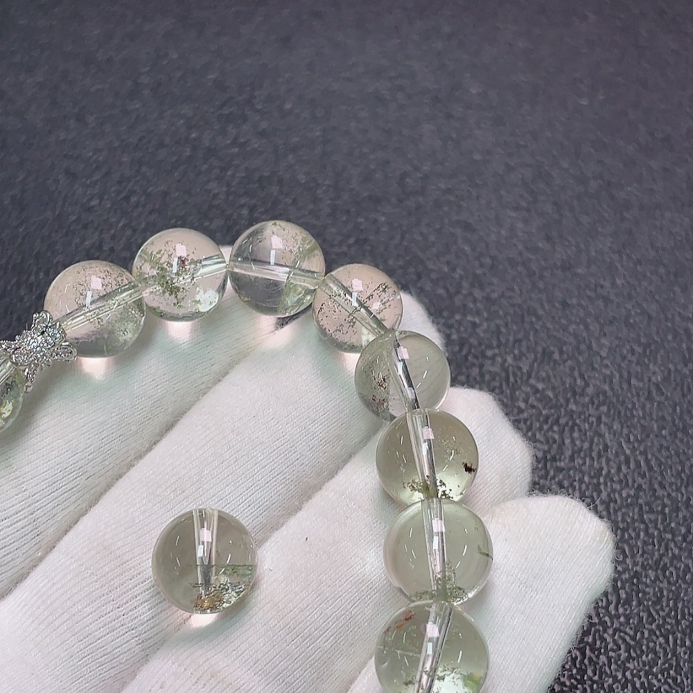 C33869447 Crystal Bracelet + Single Bead Non-Gold Total Weight Approx. 39.55g Size 10.9mm Sell as a Lot
