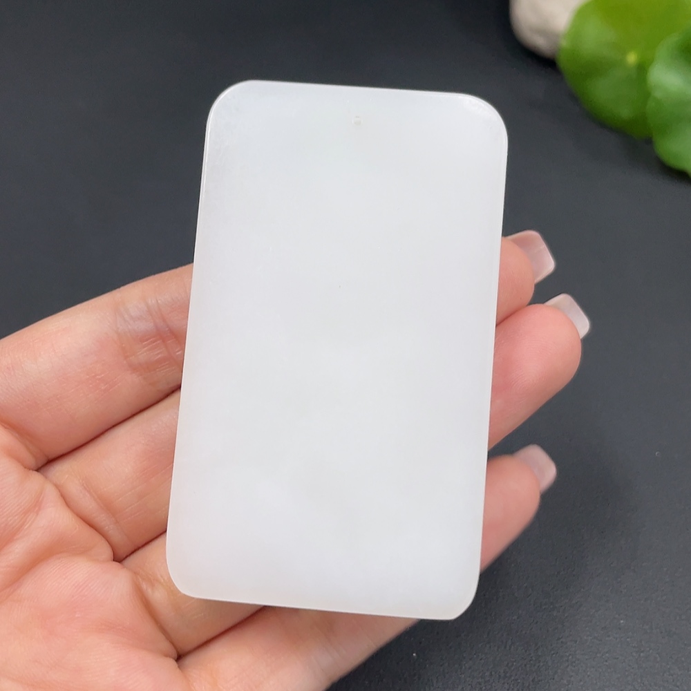 H20301149 Hetian Jade Pendant Landscape Plaque Total Weight About 75.1g