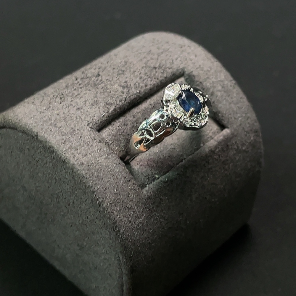 C23576007 Sapphire Ring Total Weight Approx.1.77g Non-Gold Setting