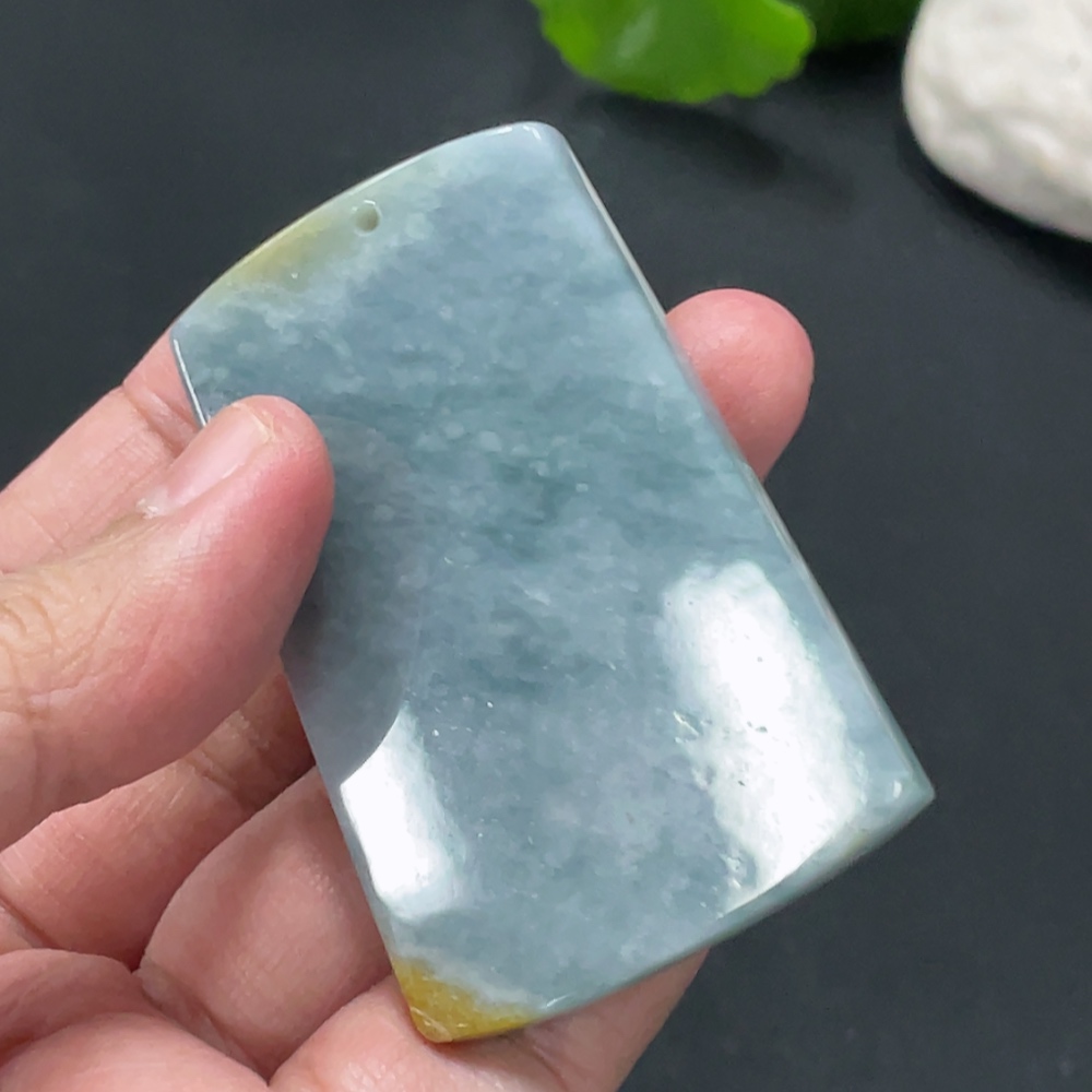 F32738914 Jadeite Plain Pendant, Total Weight Approx. 37.3g