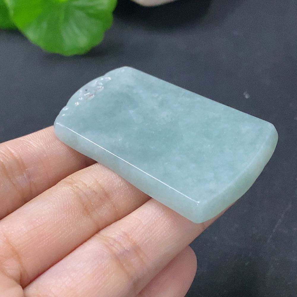 F28251413 JadeitePendant Antique Plaque