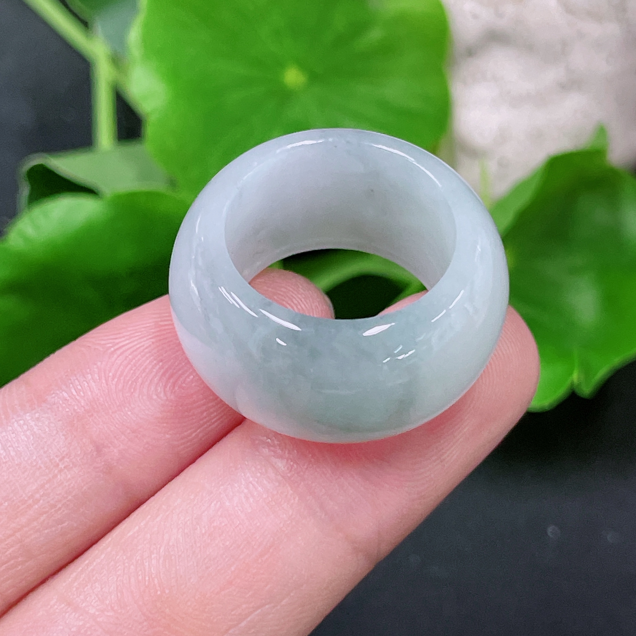 F34957849 Jadeite Thumb Ring Total Weight Approx.9.48g Size 13