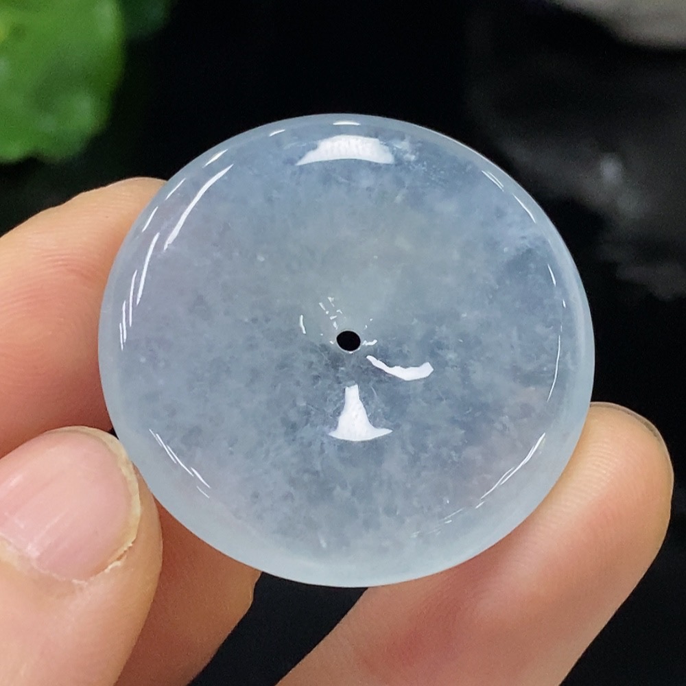 F28267697 Jadeite Safety Buckle Pendant Total Weight Approx. 13.59g