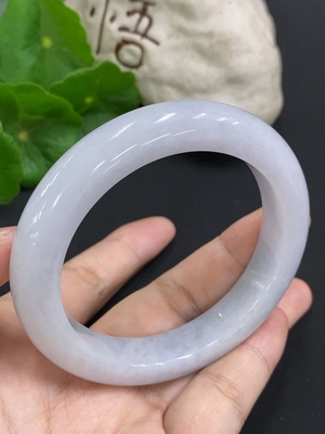F34051757 Jadeite Round Bangle Size 56.4 Total Weight Approx. 67.5g
