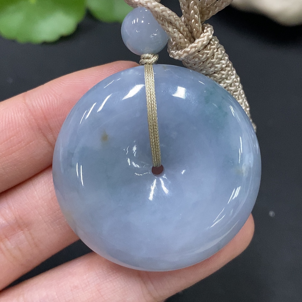 F27122999 Jadeite Safety Buckle Pendant, Color Origin Undetermined, Total Weight Approx. 35.29g