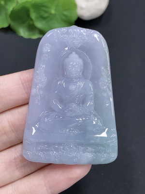 F30543564 Jadeite Great Sun Tathagata Pendant with a total product weight of approximately 36.6 grams
