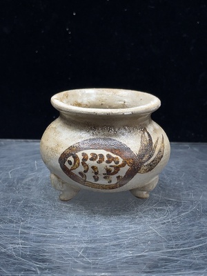 W41943123 陶瓷 全品 近代彩绘罐