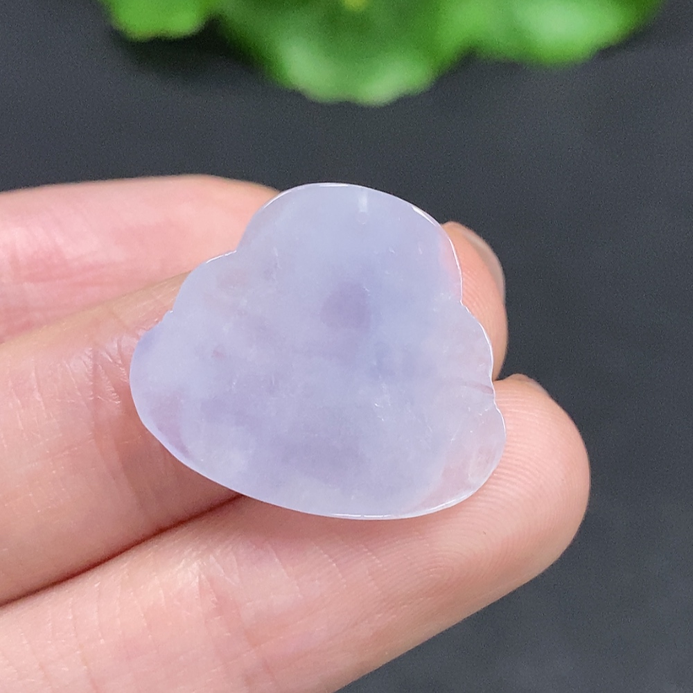 F35078795 Jadeite Buddha Pendant, Total Weight Approximately 2.5g