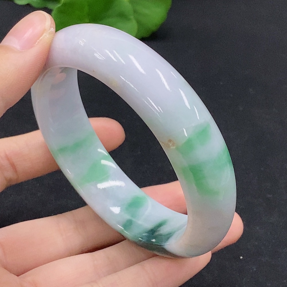 F32695883 Jadeite round bracelet, loop size 58.4, total weight approx. 80.72g