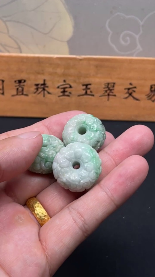 F33831790 Unpolished Jadeite Pendant Lot Including Other Minerals