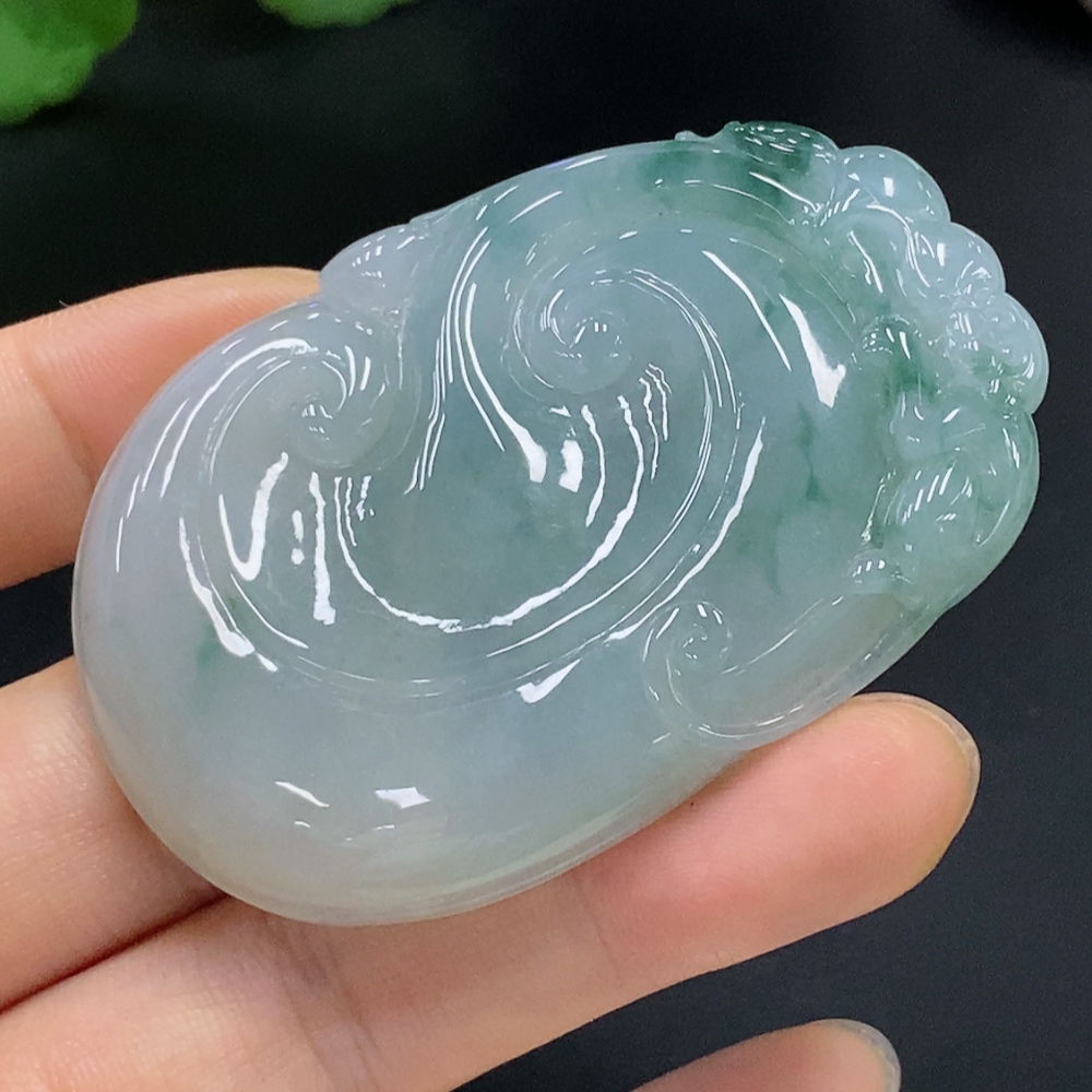 F29414450 Jadeite Pendant Ruyi Total Weight Approx. 45.69g