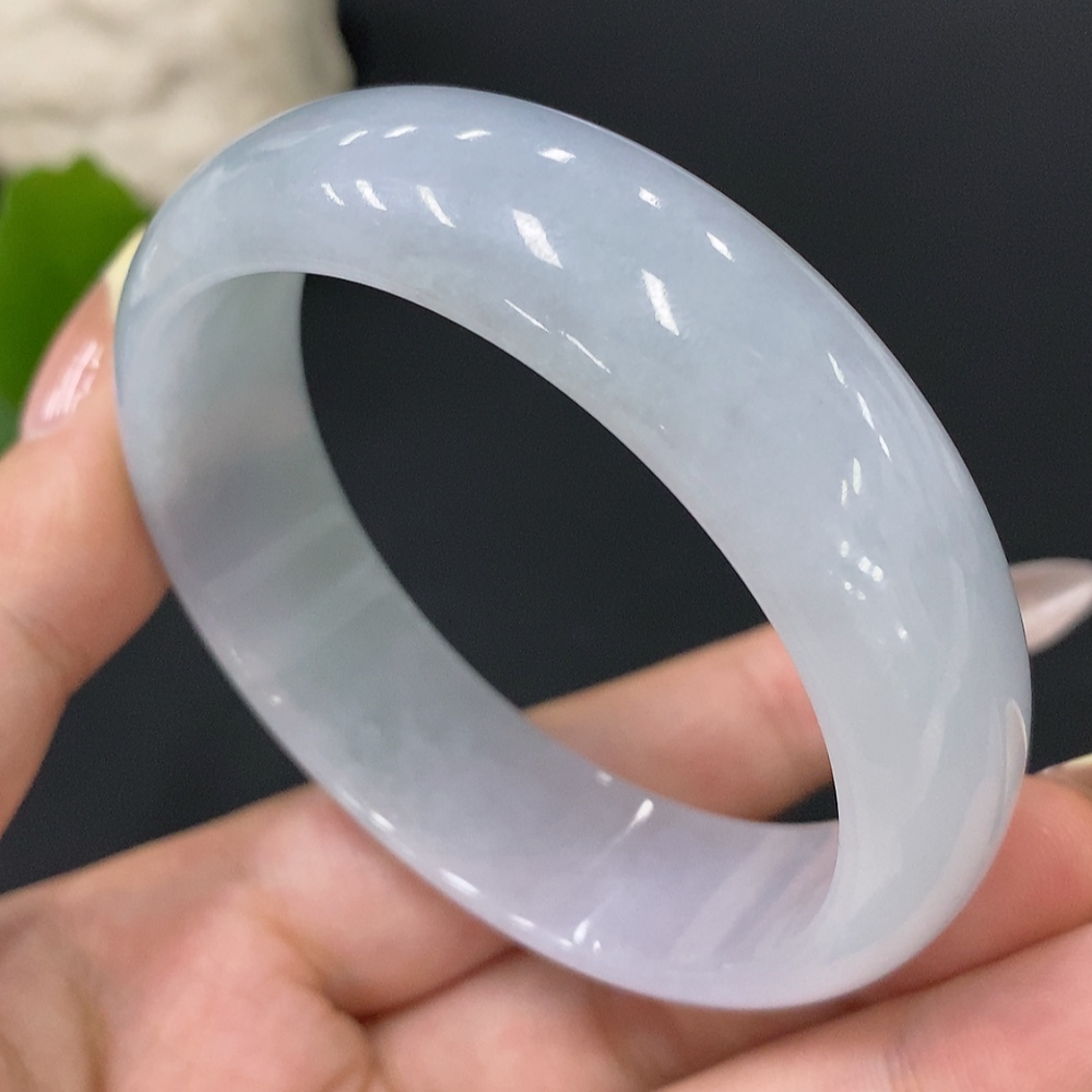 F29416553 Jadeite Round Bangle Size 56.5 Total Weight Approx. 60g