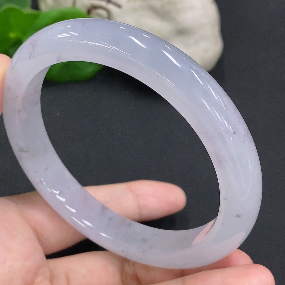 F34001702 Jadeite Round Bracelet Size 65 Total Weight Approx. 69.3g