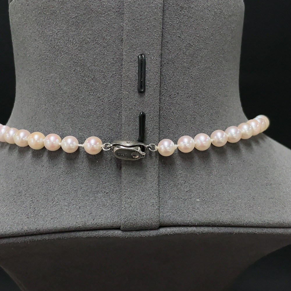 C32784539 Seawater Pearl Necklace Non-Gold Total Weight Approx. 26.75g Ca. 6.5mm