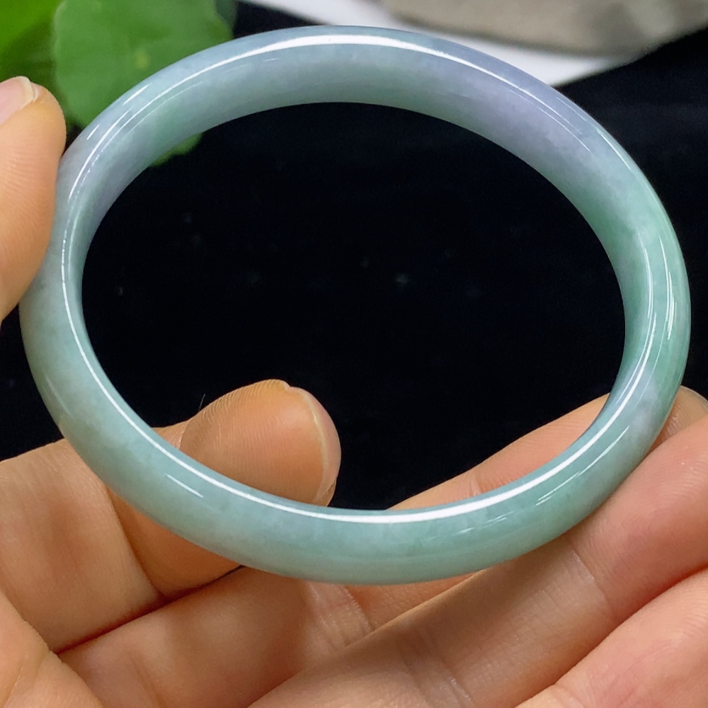 F34045226 Jadeite Concubine Bangle Size 54.4/Short Diameter 47.7