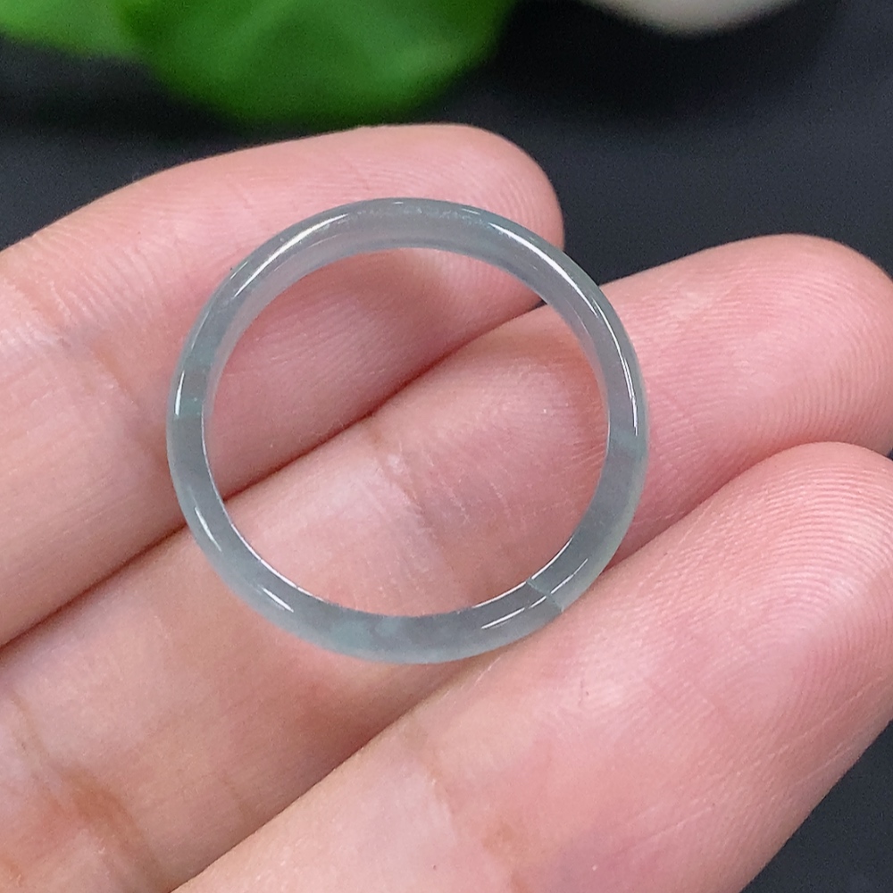 F33934232 Jadeite Ring Size 14 Total Weight Approx. 0.8g (with Break)