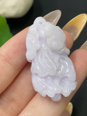 F30455554 Jadeite Pendant Cabbage Total Weight Approx.13.31g